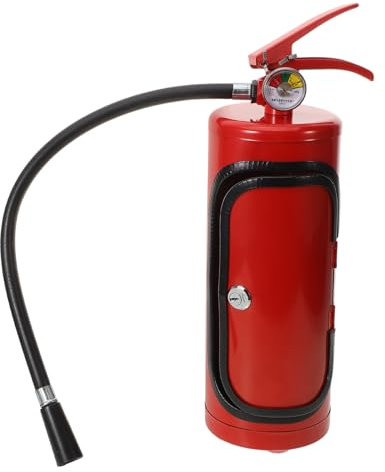 QUMIIRITY Scatola per Vino Forma di Estintore in Custodia per Vino Semplice Contenitore per Riporre Oggetti Regalo per Pompiere capacità Ampia