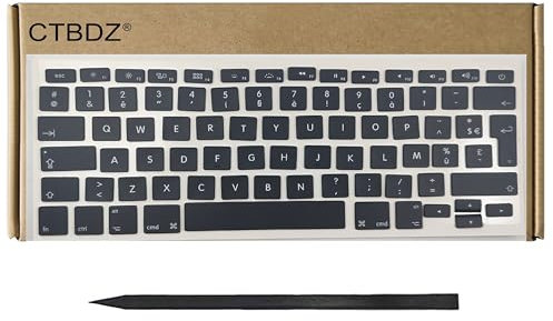 CTBDZ Touches Papillon de Clavier Français Keycap AZERTY de Remplacement pour MacBook Pro 13 15 A1425 A1502 A1398 A1369 A1466 (Ap11 Keycaps)