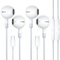 iPhone Kopfhörer mit Kabel für iPhone 16e, USB C Kopfhörer mit Mikrofon Kabelkopfhörer für iPhone 15 16 Pro Max Plus iPad 10, Typ C In-Ear Kopfhörer mit Lautstärkeregler für Samsung Galaxy S25 S24