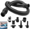 Bellanova Kit Adattatore SUP Pompa Elettrica Paddleboard Pompa Stand Up Gonfiabile Paddle Accessorio con Adattatore Ugello 6 Valvole e Set per Gommoni Gonfiabili Tende Piscine (Nero)