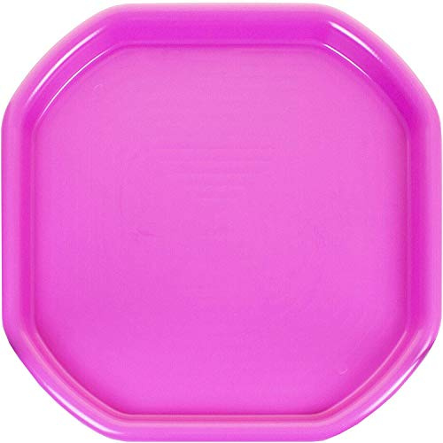 M1SS Colour Small Mixing Tray [70cm x 70cm] Plastic for Playing Sand Pool Pit Water Game Garden Beach MADE IN UK (Pink)