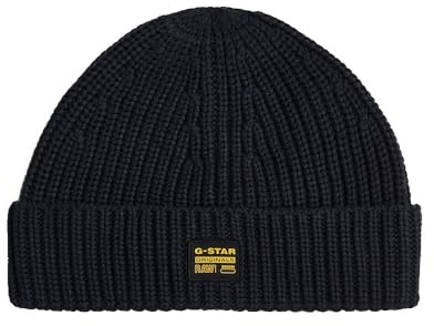 G-STAR Men's Originals Fisherman Beanie Hat, Blue, Einheitsgröße