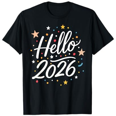 Happy New Year Party 2026 Family Matching Men Women T-Shirt