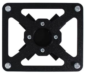 cyclingcolors Motorrad-Kennzeichenhalter Moped Roller License Plate Bracket Steuerplakettenhalterungen, 155x150mm Magnetisch, schwarz, kein Bohren erforderlich