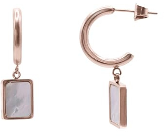 Heideman Ohrringe Lenya Damen Edelstahl mit Perle weiß | Alltagstauglicher Ohrschmuck fürs Büro, schöne Geschenkidee für Freundin oder Mama, hautfreundlich und alltagstauglich