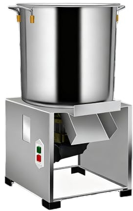 XUFWANYE Procesador De Alimentos Comercial, Picadora Eléctrica De Verduras De 3500 RPM, Rallador Y Triturador Profesional De Verduras, para Una Alimentación Animal Eficiente 1800W