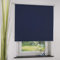Cocoon Kettenzugrollo Seitenzugrollo Verdunkelungsrollo Rollo Thermo Vorhang Dunkelblau, Blau 120 x 190 cm