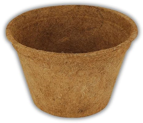 ProFlora® Kokos Pflanztöpfe für eine erfolgreiche Anzucht - Abbaubare Anzuchttöpfe ideal für Stecklinge, Setzlinge & Samen (2l, 2 Stück)