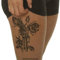 2 x Revolver mit Rosen - schwarzes XL Tattoo - Body Temporary Fake Tattoo - TH499 (2)