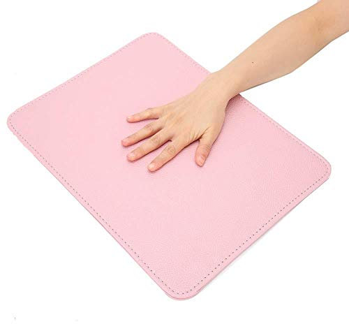Nail Art Hand Rest Pad Nail Art Hand Pillow Manicure Table Mat Manicure Set Tools Nail Polish Hand Holder Arm Wrist Rest Cushion Manicure Set Tools for Nail Trainer Nail Care(Pink)