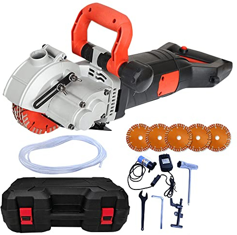 ZXMOTO Wall Groove Cutting Machine 110V 4800W 42MM Width/41MM Depth