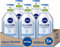 NIVEA Agua micelar Refrescante Piel Normal/Mixta en pack de 5 (5 x 400 ml), desmaquillante para limpieza facial con vitamina E, desmaquillador de ojos y rostro