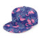 Oaieltj Unisex Baseballkappe Damen Herren Junge Mädchen Mode verstellbar 3D gedruckt Flat Bill Baseball Cap, Flamingo-Muster, One size