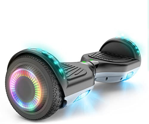 Hoverboard Self Balancing Scooter 6.5 Two-Wheel Self Balancing Hoverboard with Bluetooth Speaker and LED Lights Electric Scooter for Adult Kids Gift