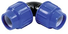 Raccord coudé en polypropylène - 32 mm x 32 mm - 16 bar