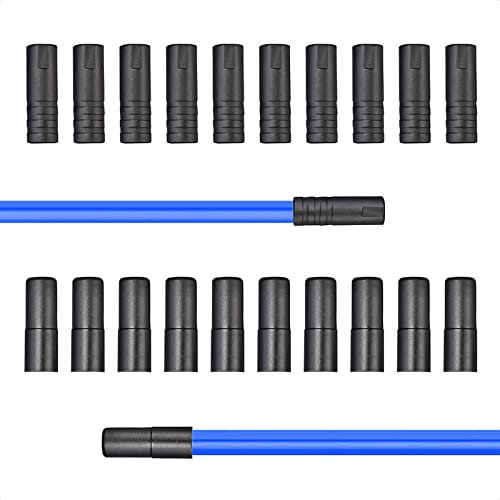 ALEOED 20 Pieces 4mm and 5mm Bicycle Shift/Brake Cable End Cap Derailleur Shifter Wire Cable End Cap for MTB Road Bike