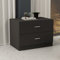 URBNLIVING Orlando 2 Drawer Wooden Kids Bedroom Chest Cabinet Modern Storage Cupboard Wide (Black)
