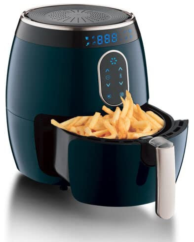 Kitchen Healthy Air Fryer 3.2L Touch Screen Digital Oven 1350W (Aquamarine)