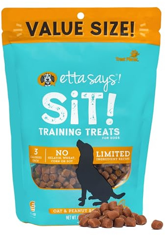 etta says! Training Treats - All Natural Peanut Butter Soft Treats for Dogs - Made in The USA (16 Oz Pack of 1)