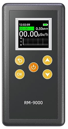 Geigerzähler, Professioneller Nuklearstrahlungsdetektor, Radioaktives Dosimeter Radioaktiver Detektor Beta-Gamma-Röntgenmonitor mit Alarm