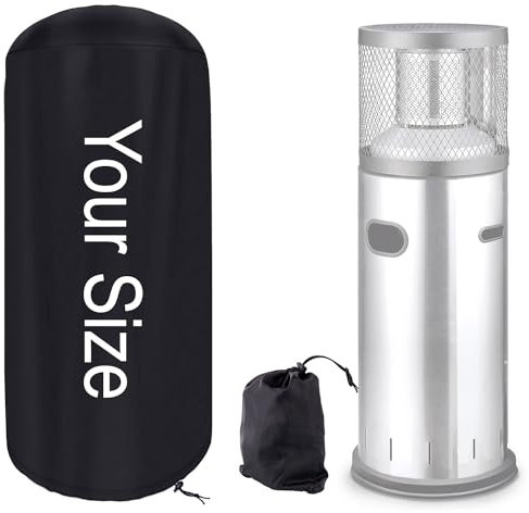 Ferocity Schutzhülle für Terrassenheizer Personalisiert auf Maß Deine GROßE Heizstrahler Abdeckhaube, wasserabweisend, strapazierfähige Abdeckung für freistehenden Terrassenheizstrahler [131]