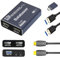 Balabaxer 4K HDMI Capture Karte mit USB 3.0 & HDMI Kabel - 1080p/4K Video Capture Device für Gaming, Live Streaming und Videobearbeitung