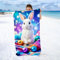 WEQEER Süßer Hase Strandtuch 90x180 cm Märchen Kaninchen Mikrofaser Strandtuch Badetuch Osterhase Strandlaken Handtücher Für Kinder Bad Schwimmen Camping (5,50x100cm)