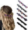 CPJJ 6 Stück Entenschnabel Haarspange mit Strass, barrette clip haarspange barrette hair clip haarklammer Damen Mädchen Haarklammer Haarspange mit Kristallblume