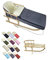 Kombi-Angebot Holz-Schlitten mit Rückenlehne & Zugseil + universaler Winterfußsack (108cm), auch geeignet für Babyschale, Kinderwagen, Buggy, aus Wolle Uni (dunkelgrau)