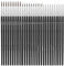 DAYnagh Lot de 30 pinceaux fins pour peinture de précision #0#00#000 - Pinceaux miniatures pour figurines miniatures, maquettes, art, aquarelle, peinture acrylique (noir)
