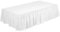 Bettumrandung Mini-Krippe, elastischer Bett-Rüschen-Bettrock, weich, bequem, umwickelt, lichtbeständig, for Zuhause, Hotel, Schlafzimmer, Dekoration, Zubehör(White)