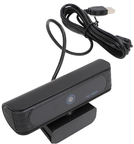 Naroote Hello Webcam, Kamera für Computer HD 1080p Webcam IR-Gesichtserkennungskamera Webcam für PC-Computer Webkamera, Weitwinkelansicht USB-Webcam