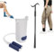 3 in 1 Aids for Elderly - Sock Aids for Putting Socks On and Off + Dressing Stick with Long Handle Shoe Horn for Seniors, Men, Women, Pregnant, Disabled NHS Healthcare Assist (Socks + Dressing Aids)