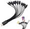 10 in 1 Universal Phone Charger,Multi Charger Cable,Universal Charger with Multiple Heads,USB Charging Cable Compatible With Samsung Lg Huawei Zte And Sony Ericsson Nokia Psp USB Charging Cables