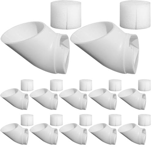 DAGLLGEW Kit de système de Culture hydroponique 12pcs / Ensemble Système de Culture hydroponique Vertical avec Tasses et éponge de Plante Absorbant à l'eau pour Balcon Jardin