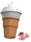 Kdouehg Machine à Glace Automatique, Machine à Dessert Aux Fruits Surgelés à Faire Soi-Même, Mixeur de Yaourt Maison, Machine à Crème Glacée Molle pour Enfants