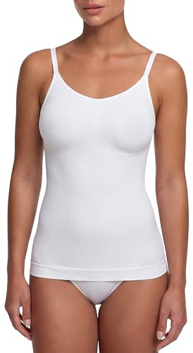 CFab Shaping Unterhemd Damen Top mit verstellbaren Trägern | starke Formung Bauchweg 360 Grad Bauchkontrolle atmungsaktiver Stretch und glatte Optik unter Kleidung für Alltag
