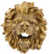 WOONEKY Wall Mounted Lion Head Fountain Nozzle Elegant Garden Water Feature Spitter for Outdoor Resin Decor Unique Aesthetic Design for Patios and Backyards