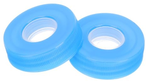 BAZEITFLOW 2pcs Water Jug Caps and Sealing Bottle Lids for 4l-5l Mini Water Dispensers Splash-Proof Compatible 5l Pistons Reusable Sealing Jug Lid Set for Home and Office