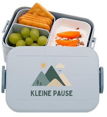 Bärenfreunde MEPAL Müslibecher to go Edelstahl mit Namen, Joghurtbecher | Isolierter Thermo Behälter zum Beschriften für Kinder oder Erwachsene, personalisierter Müsli Becher inklusive Löffel