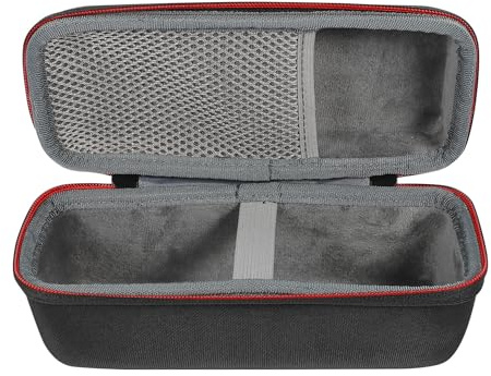 Gatuida Custodia Rigida per Altoparlanti Wireless in EVA Nera Scatola Portaoggetti Multifunzionale Leggera e Portatile per Accessori Elettronici Supporto Resistente per Trasporto e