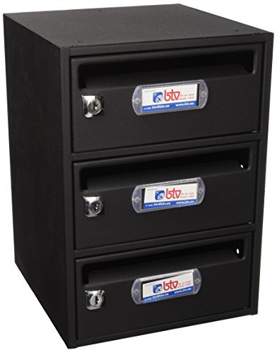 Btv moncayo - Conjunto buzon/es 20 250mm negro negro (3u)