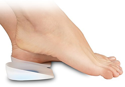 Soles Coppe in silicone (coppia) morbidi cuscini per aiutare ad alleviare il dolore del piede, sperone osseo, fascite plantare, ipoallergenica, antimacchia e antiodore, unisex (L / 39-40-41)