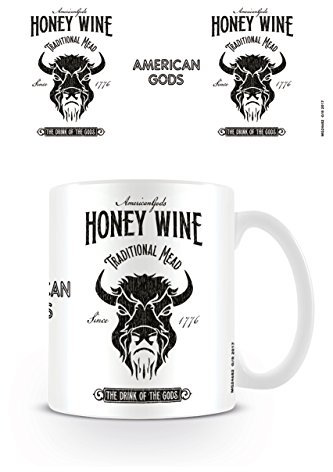 Pyramid International American Gods (Miele Vino) Ufficiale inscatolato Ceramica Tazza da tè/caffè, Carta, Multicolore, 11 x 1.3 cm, Unica