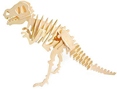 Georgie Porgy 3D Holz Puzzle Tier Bausteine für Kinder Puzzle pädagogisches Spielzeug Geschenk (JP203 Dinosaurier)