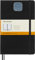 Moleskine - Klassisches erweitertes liniertes Notizbuch - Harter Umschlag und elastischer Verschluss - Farbe Schwarz - Größe Groß 13 x 21 A5 - 400 Seiten