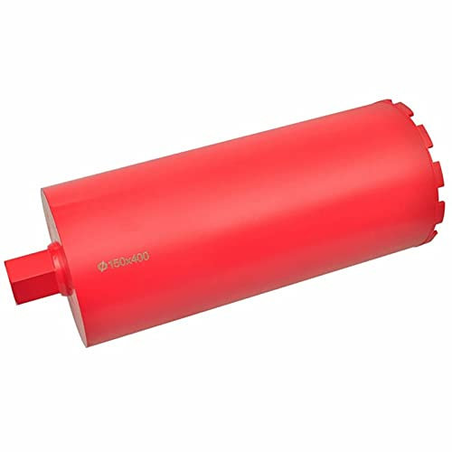 Ksodgun Carotteuse diamantée pour perçage à Sec et Humide Trépan Diamant Carotteuse 150x400 mm