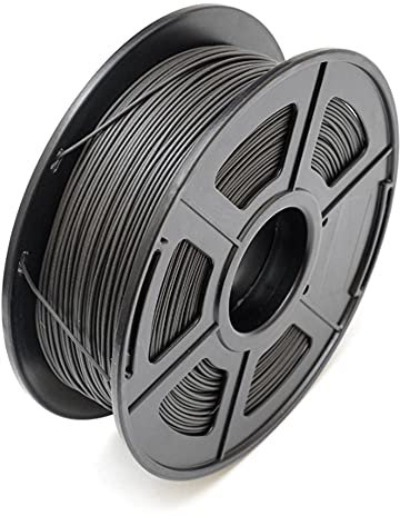 Composite Iron PLA Filament 1.75mm, 3D Printer Metal Filament, Filled with 30% Iron Powder, Real Metal Filament-Black 1kg