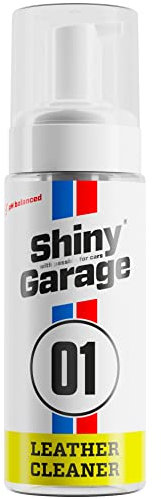Shiny Garage Lederpflege Auto 'Leather Cleaner' 150 ml - Wirksamer Lederreiniger Auto - Leder Innenraum Reiniger, das Schmutz Schnell Entfernt - Feuchtigkeitsspendendes Autositz Reiniger
