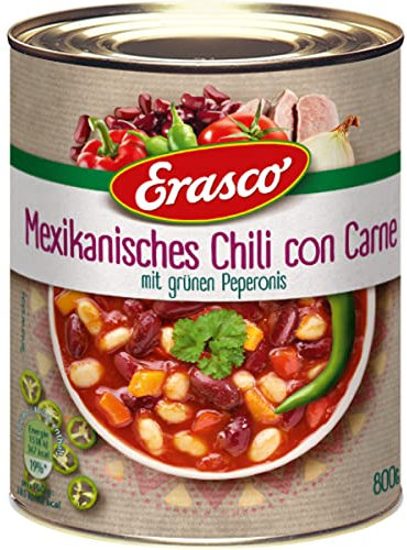 Erasco Mexikanisches Chili con Carne mit grüner Peperoni 800g